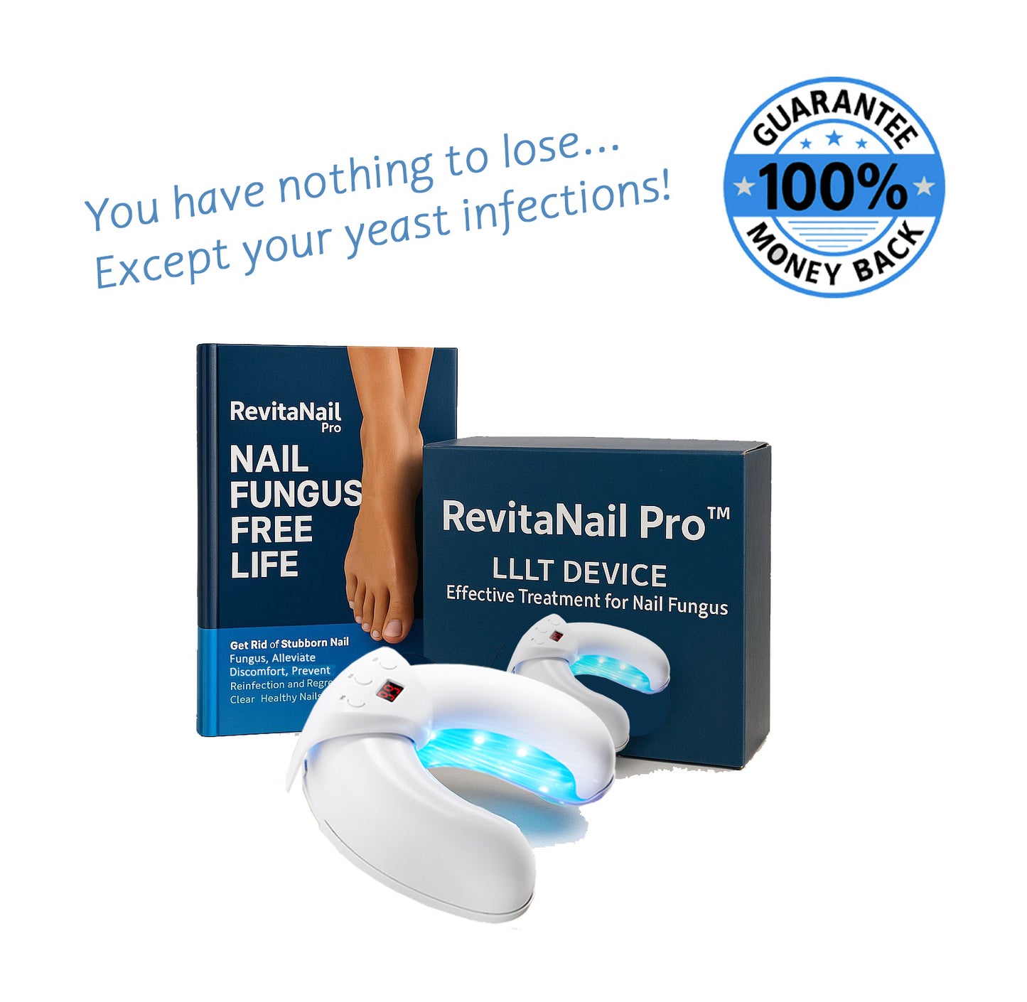 RevitaNail Pro™- Eliminate nail fungus in 30 days | Money-back guarantee